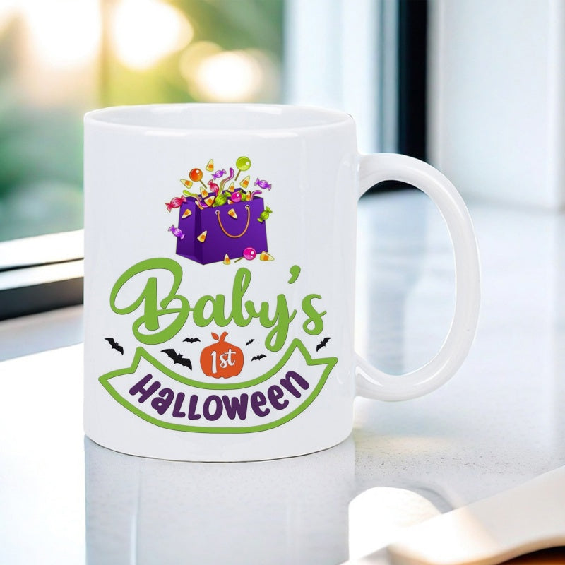 Tailorly White Ceramic 11 oz Mug - coffee cup illustration