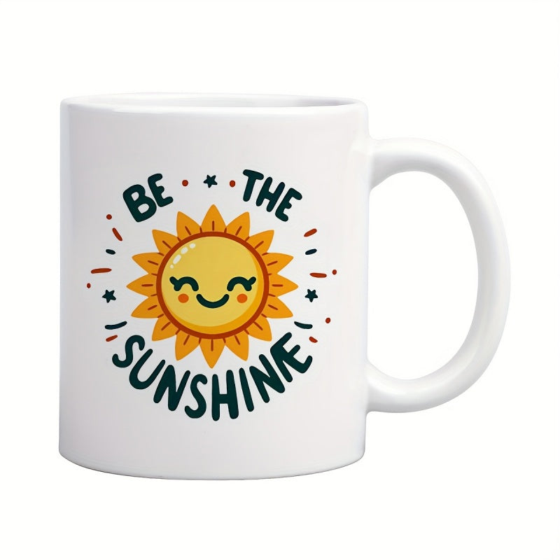 Tailorly White Ceramic 11 oz Mug - uplifting message