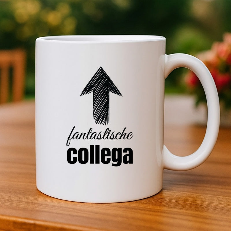 Tailorly White Ceramic 11 oz Mug - great colleague