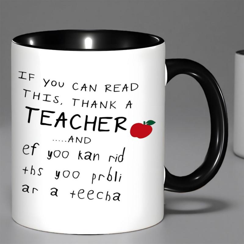 Tailorly Black Accent 11 oz Mug - 1pc Mug 11 Ounce Holiday Gift Birthday Present Christmas Present Summer Present_1b988007e904427ba06f4e643b984a68