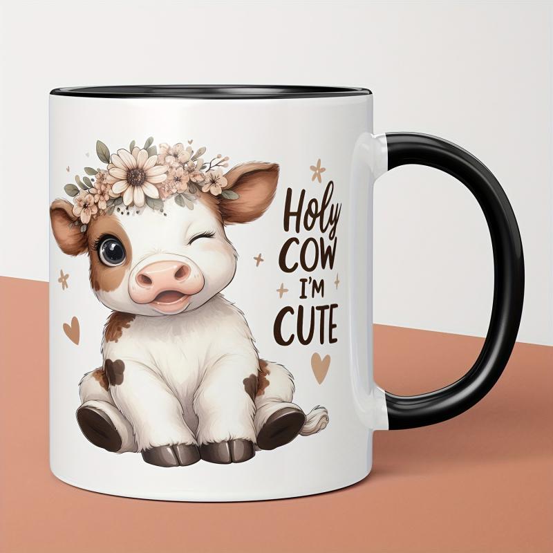 Tailorly Black Accent 11 oz Mug - I M Cute Design