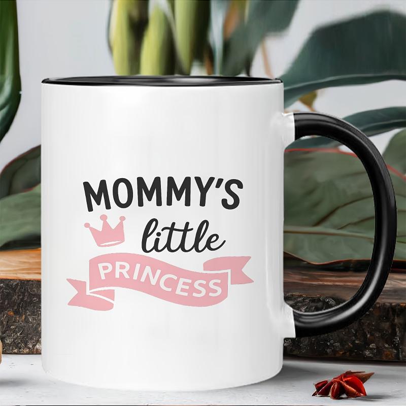 Tailorly Black Accent 11 oz Mug - Little Princess Design