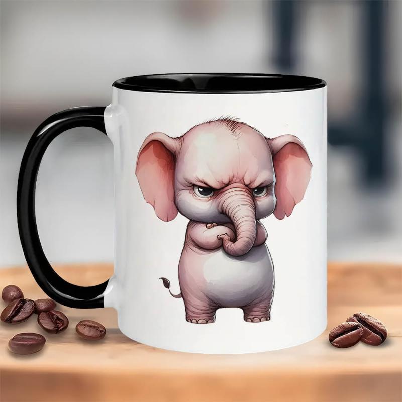 Tailorly Black Accent 11 oz Mug - Cute design
