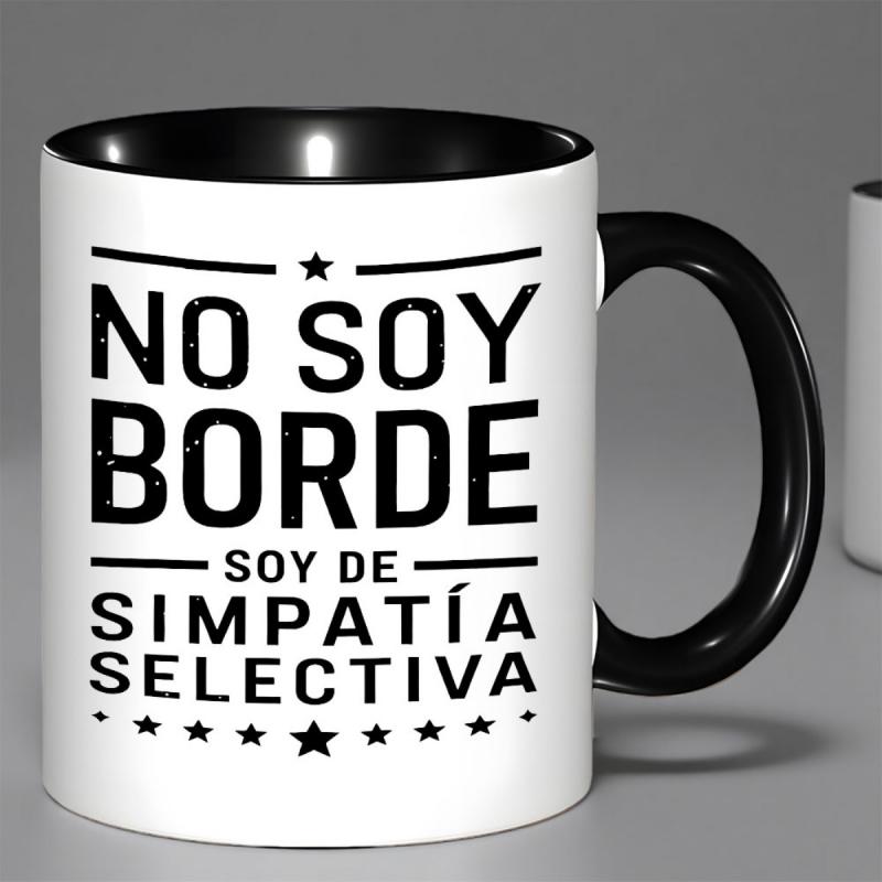 Tailorly Black Accent 11 oz Mug - Funny Spanish Quote