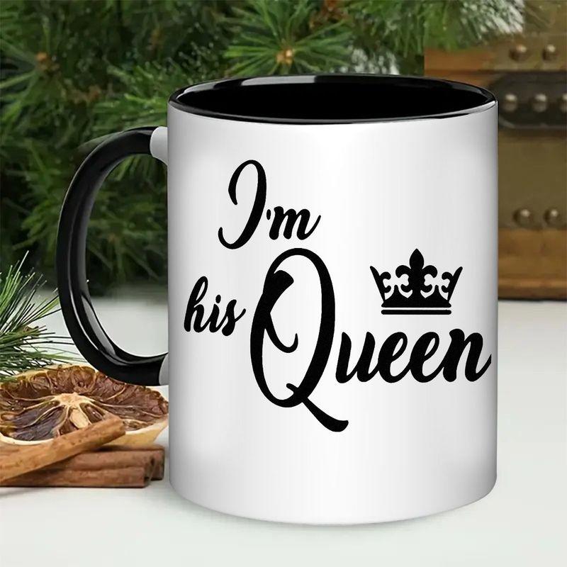 Tailorly Black Accent 11 oz Mug - elegant cursive lettering