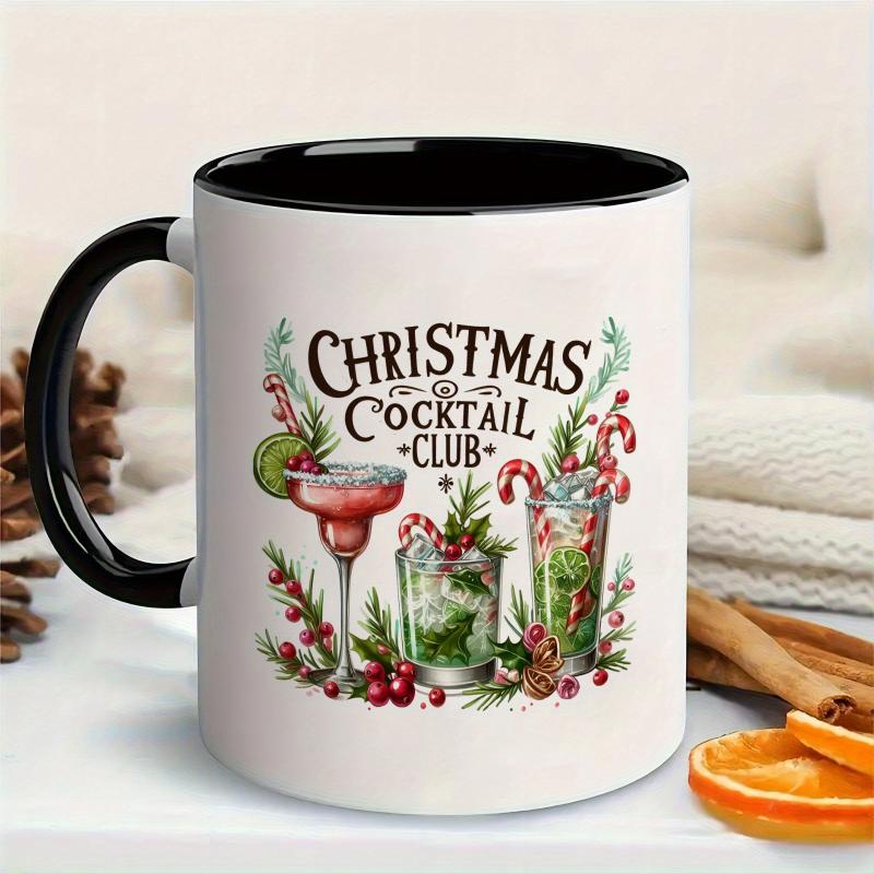 Tailorly Black Accent 11 oz Mug - Funny Martini
