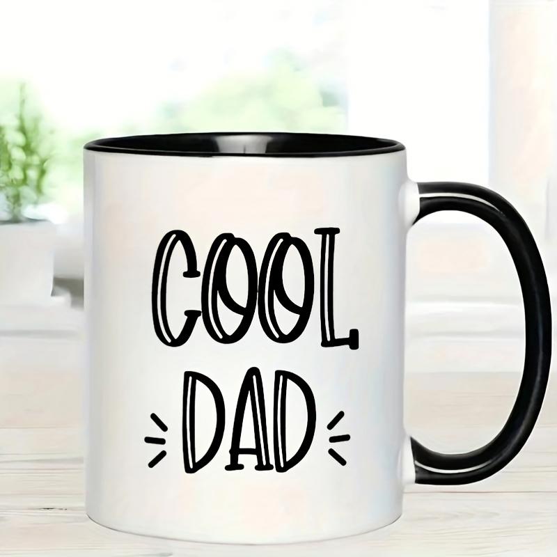 Tailorly Black Accent 11 oz Mug - Ceramic Coffee Mug - 11Oz High- for Hot And Cold Beverages Microwave And Dishwasher Safe - Ideal for Father S Day