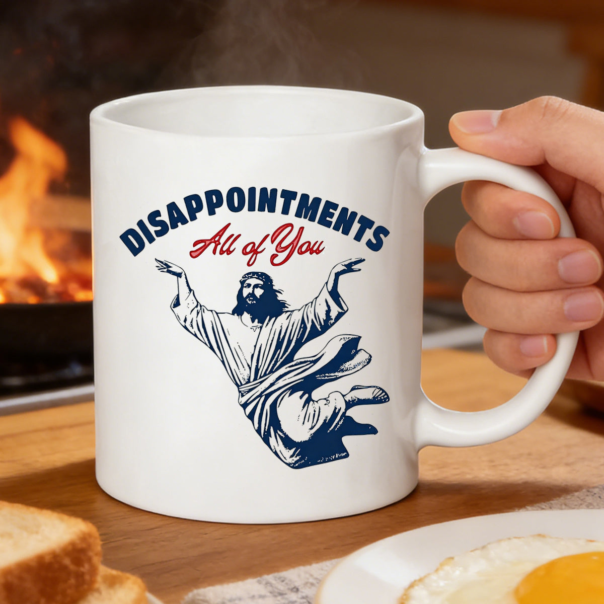 Tailorly White Ceramic 11 oz Mug - disappointments