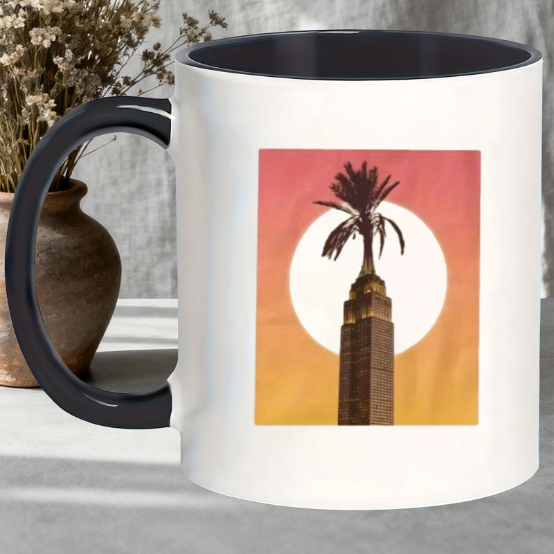 Tailorly Black Accent 11 oz Mug - stylish mugs with that scratches post workout shakes lemonade or calming chamomile tea before