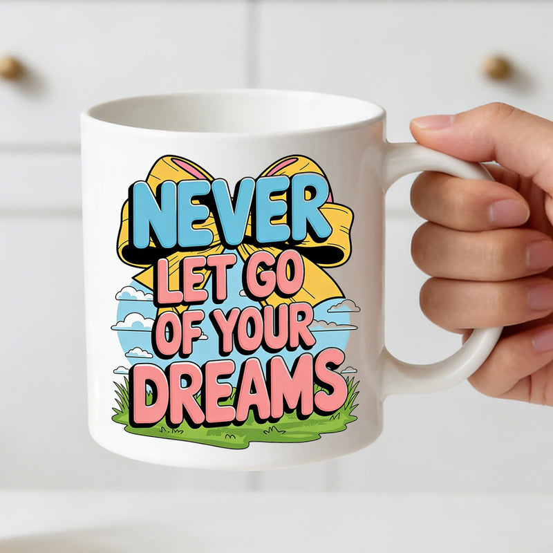 Tailorly White Ceramic 11 oz Mug - motivational quote