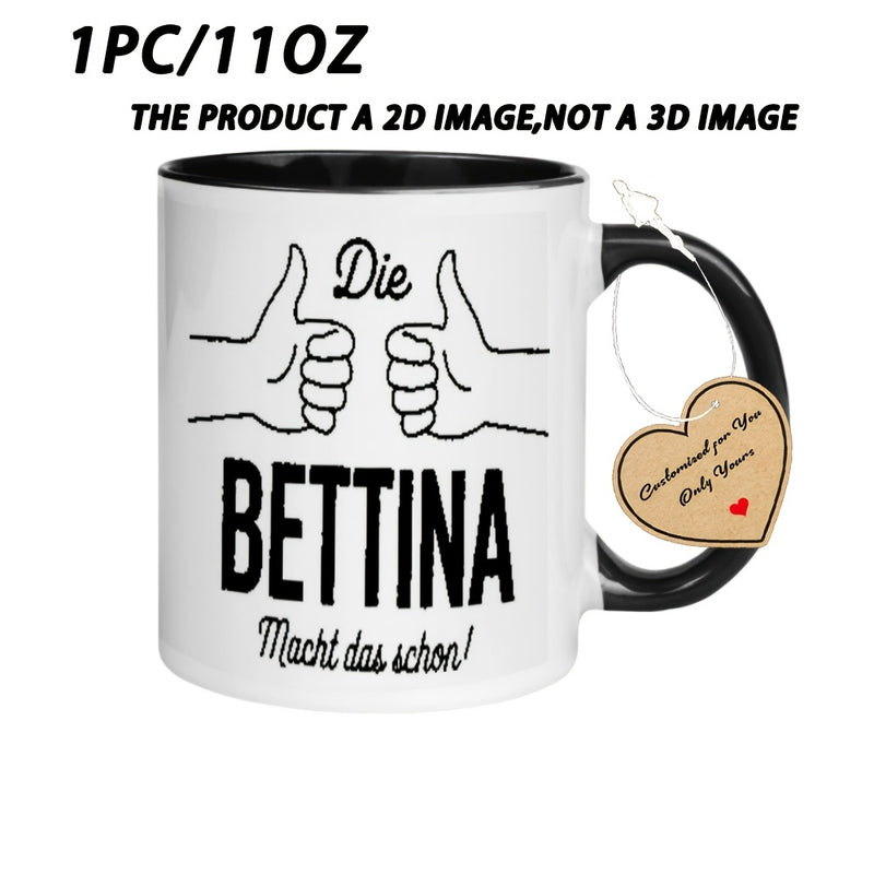 Tailorly Black Accent 11 oz Mug - Thumbs