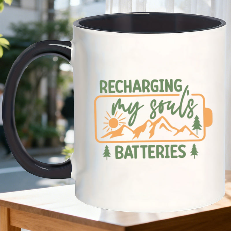 Tailorly Black Accent 11 oz Mug - my batteries