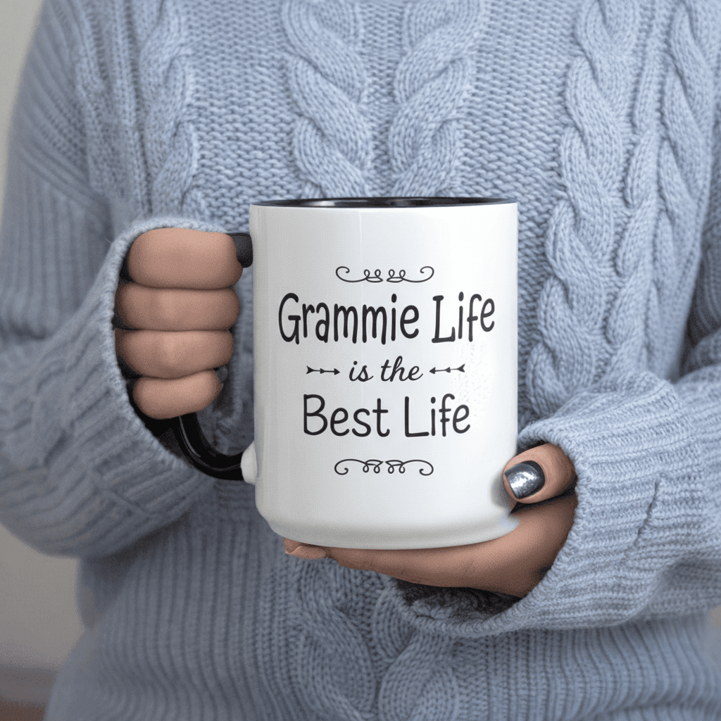 Tailorly Black Accent 11 oz Mug - Grammie