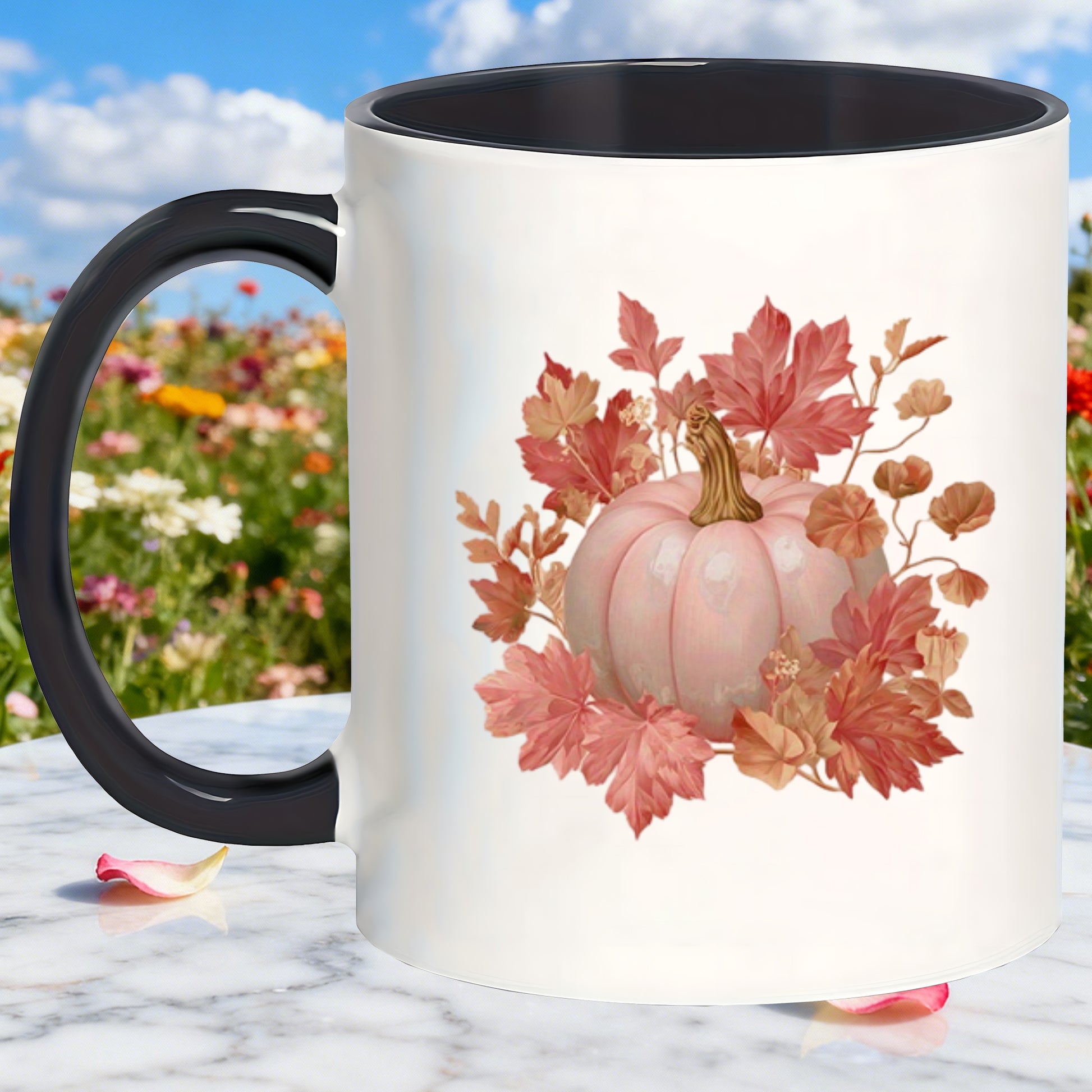 Tailorly Black Accent 11 oz Mug - christmas decorations