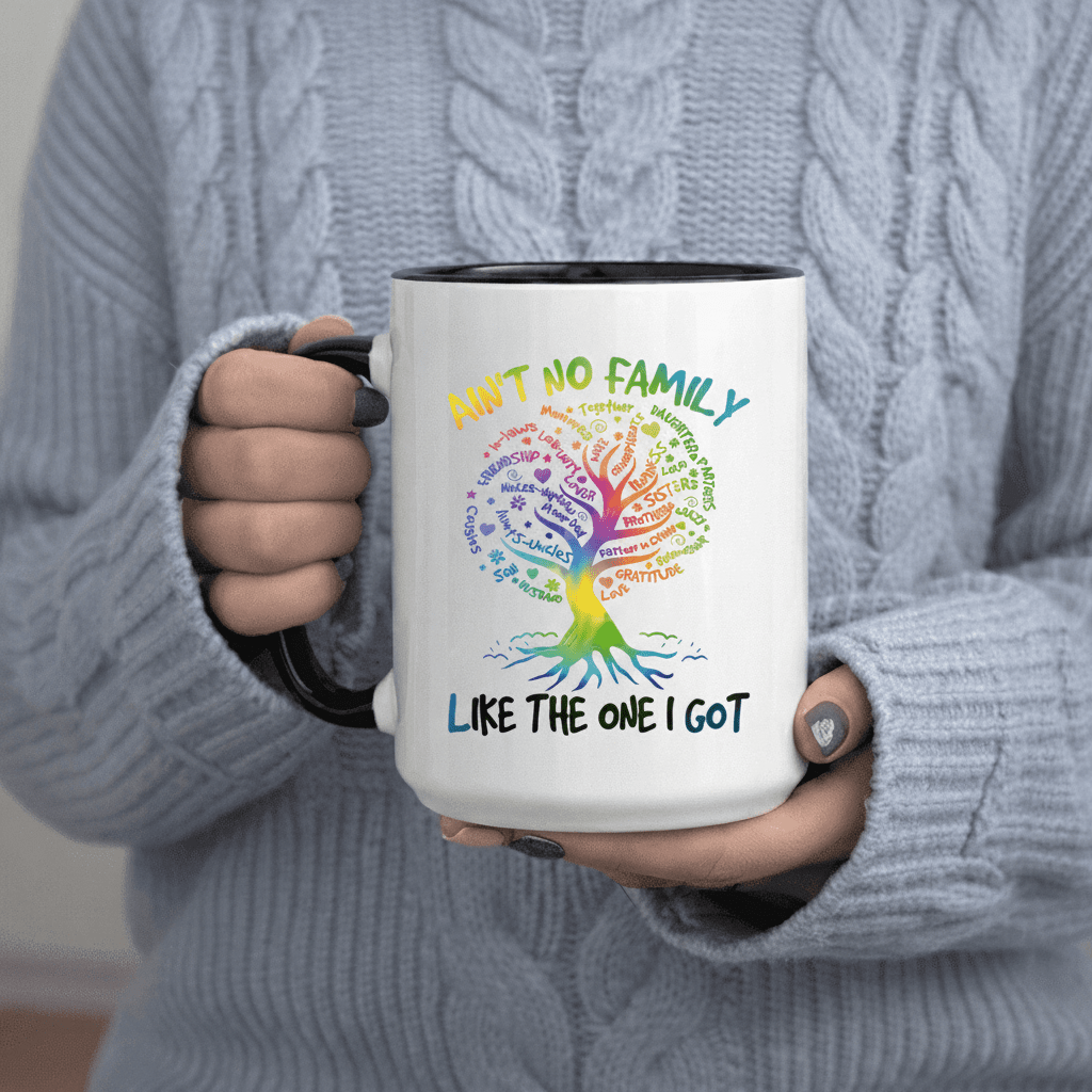 Tailorly Black Accent 11 oz Mug - Like The One Tree Of Life 11oz Printed Ceramic Mug Themed Ceramic Coffee Mug Coffee Mug White Ceramic Drinking Cups