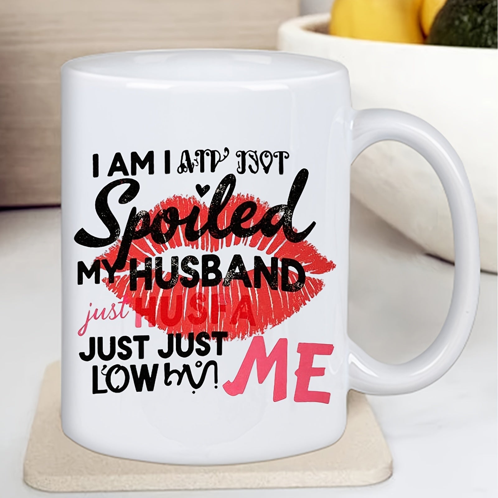 Tailorly White Ceramic 11 oz Mug - 1pc ceramic novelty mug hand wash only reusable insulated perfect gift for couples_ca5285b726d64be9a0c3fd6174f51b59