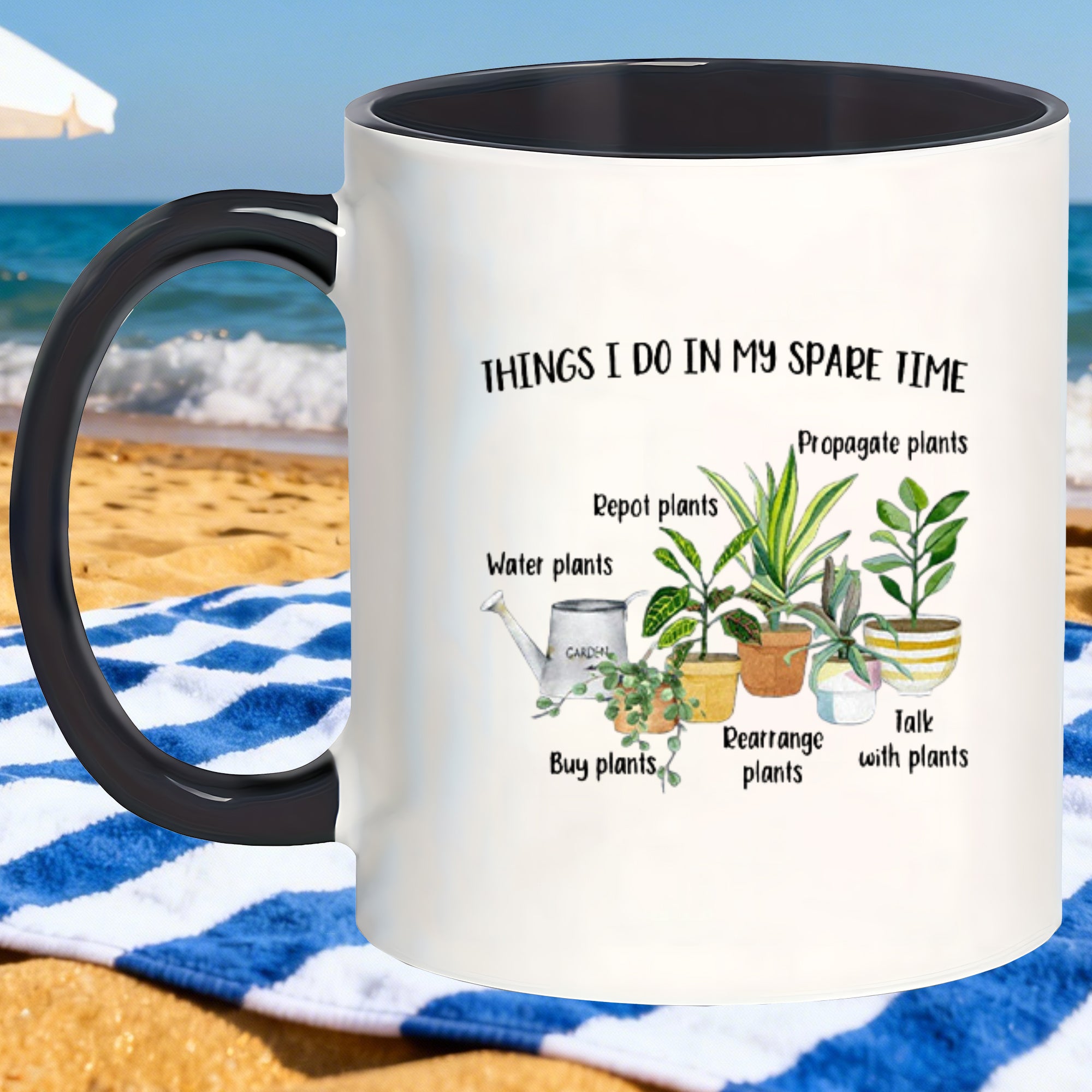 Tailorly Black Accent 11 oz Mug - care quotes