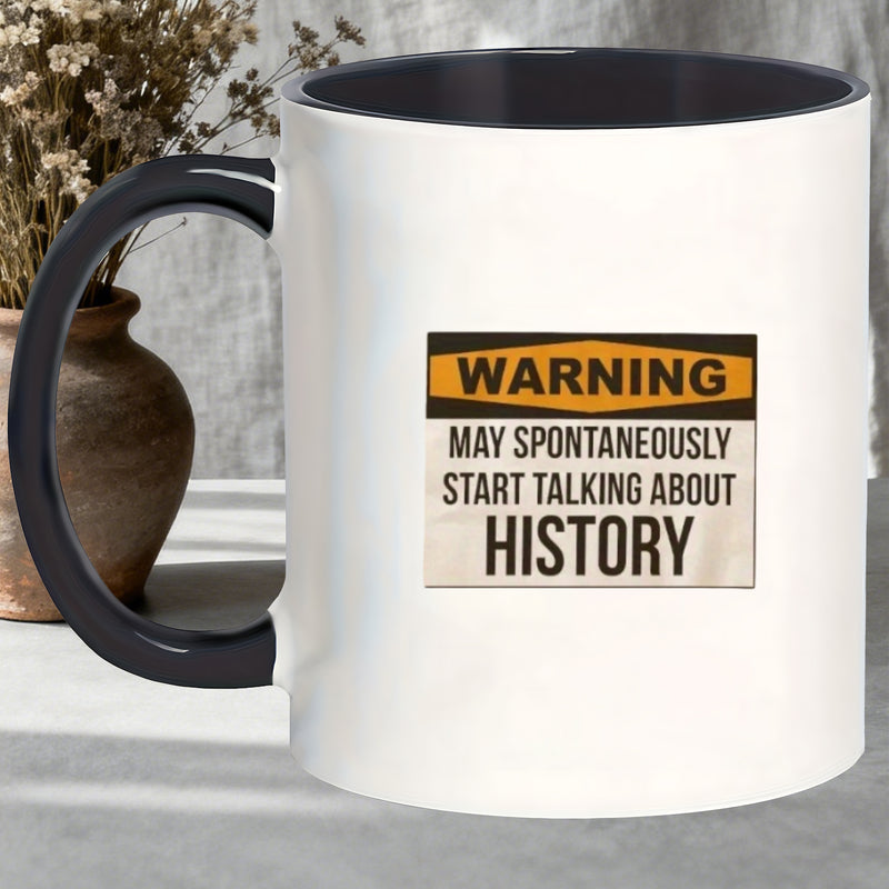 Tailorly Black Accent 11 oz Mug - durable porcelain mugs designed for the office caution might unexpectedly historical topics post workout shakes