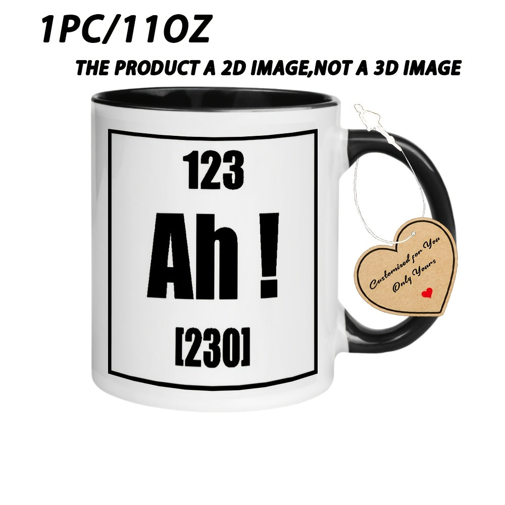 Tailorly Black Accent 11 oz Mug - 123 Ah!