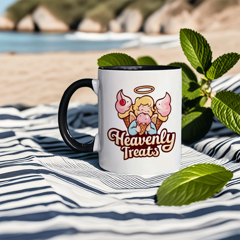 Tailorly Black Accent 11 oz Mug - humorous art funny mr golfs golfer design