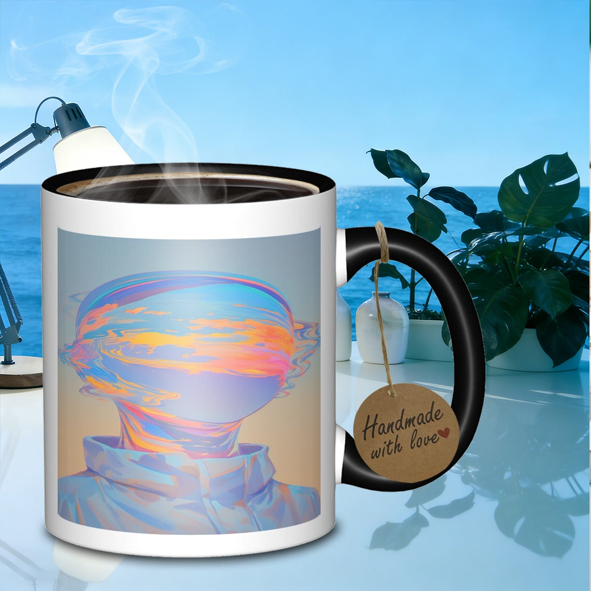 Tailorly Black Accent 11 oz Mug - fluid figure
