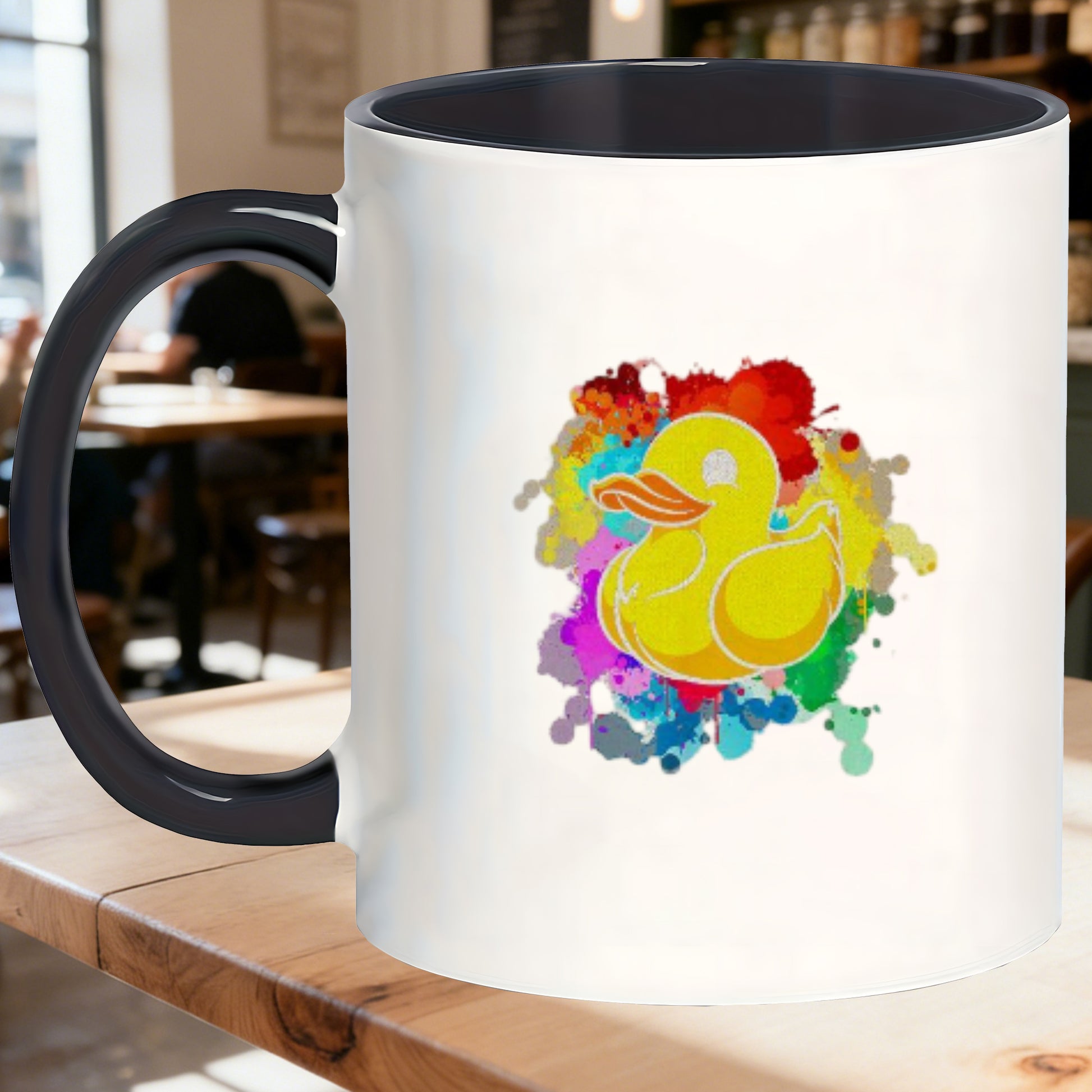 Tailorly Black Accent 11 oz Mug - colorful insulated mugs for birthday celebrations or the office_5f4f0bd278844f739998f4d960258378