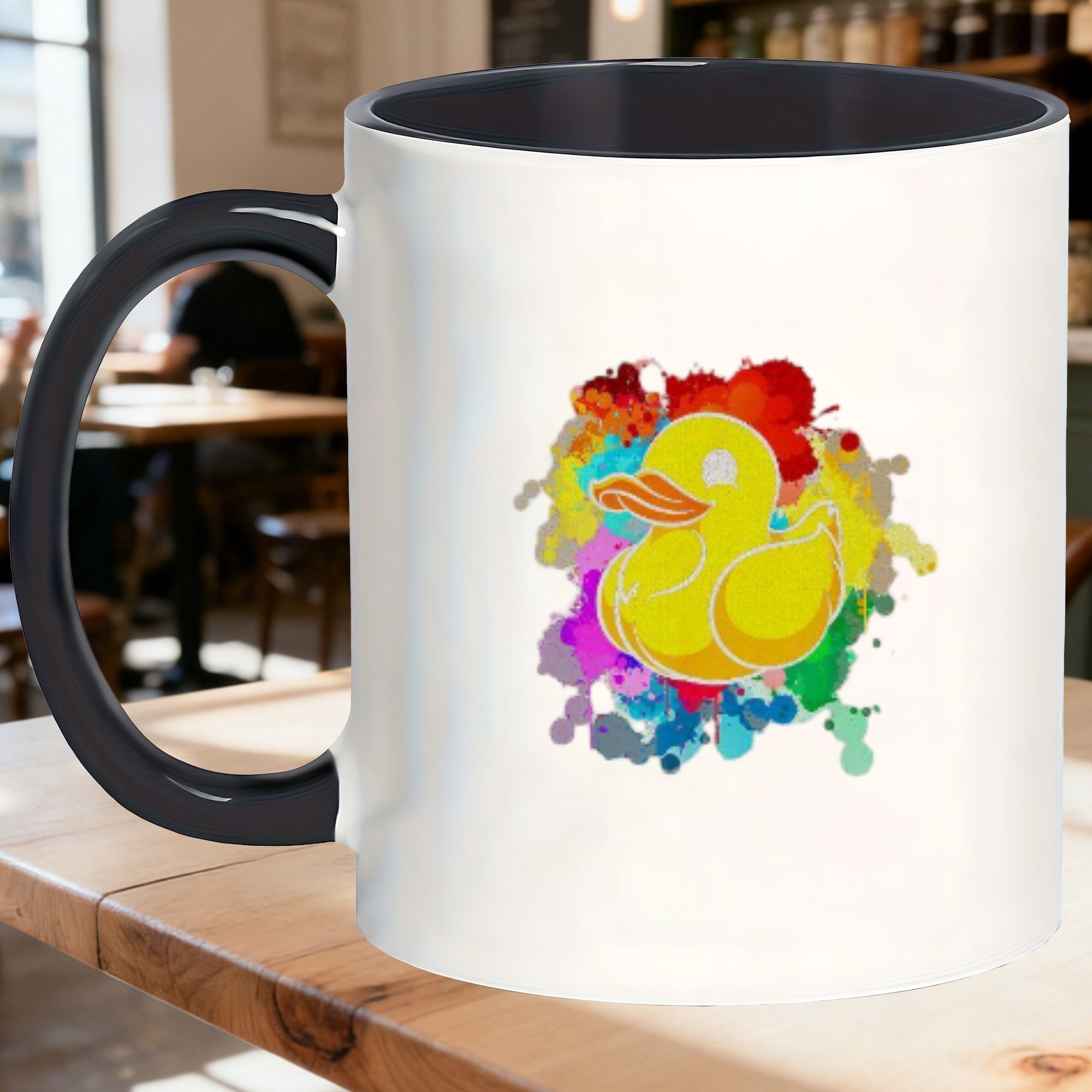 Tailorly Black Accent 11 oz Mug - colorful insulated mugs for birthday celebrations or the office_5f4f0bd278844f739998f4d960258378