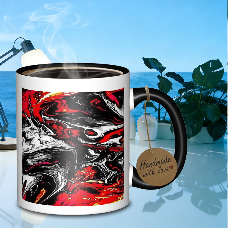 Tailorly Black Accent 11 oz Mug - fluid design