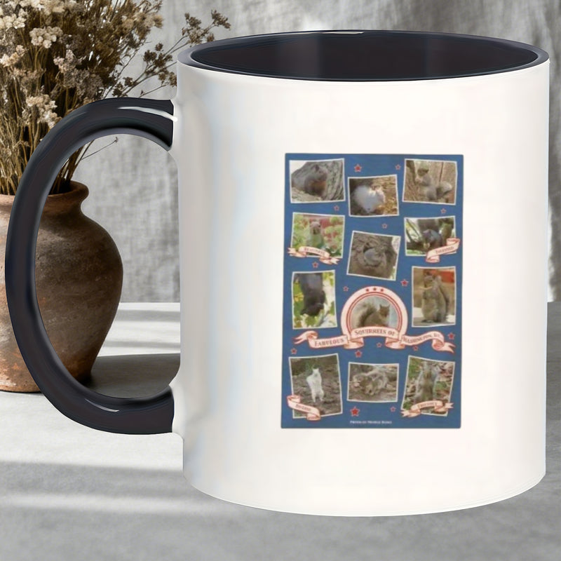 Tailorly Black Accent 11 oz Mug - quirrels