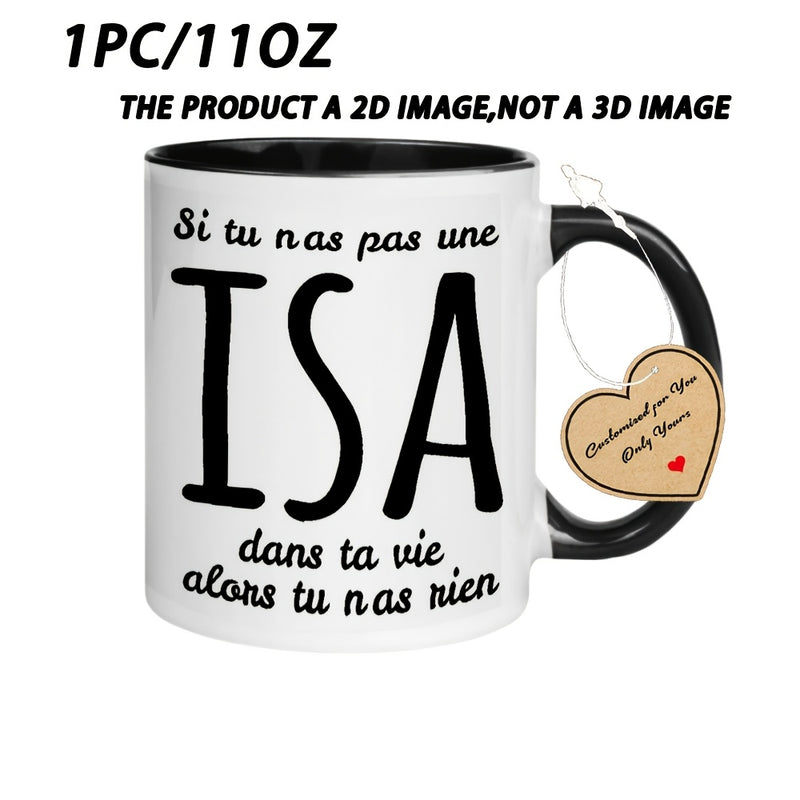 Tailorly Black Accent 11 oz Mug - ISA Text