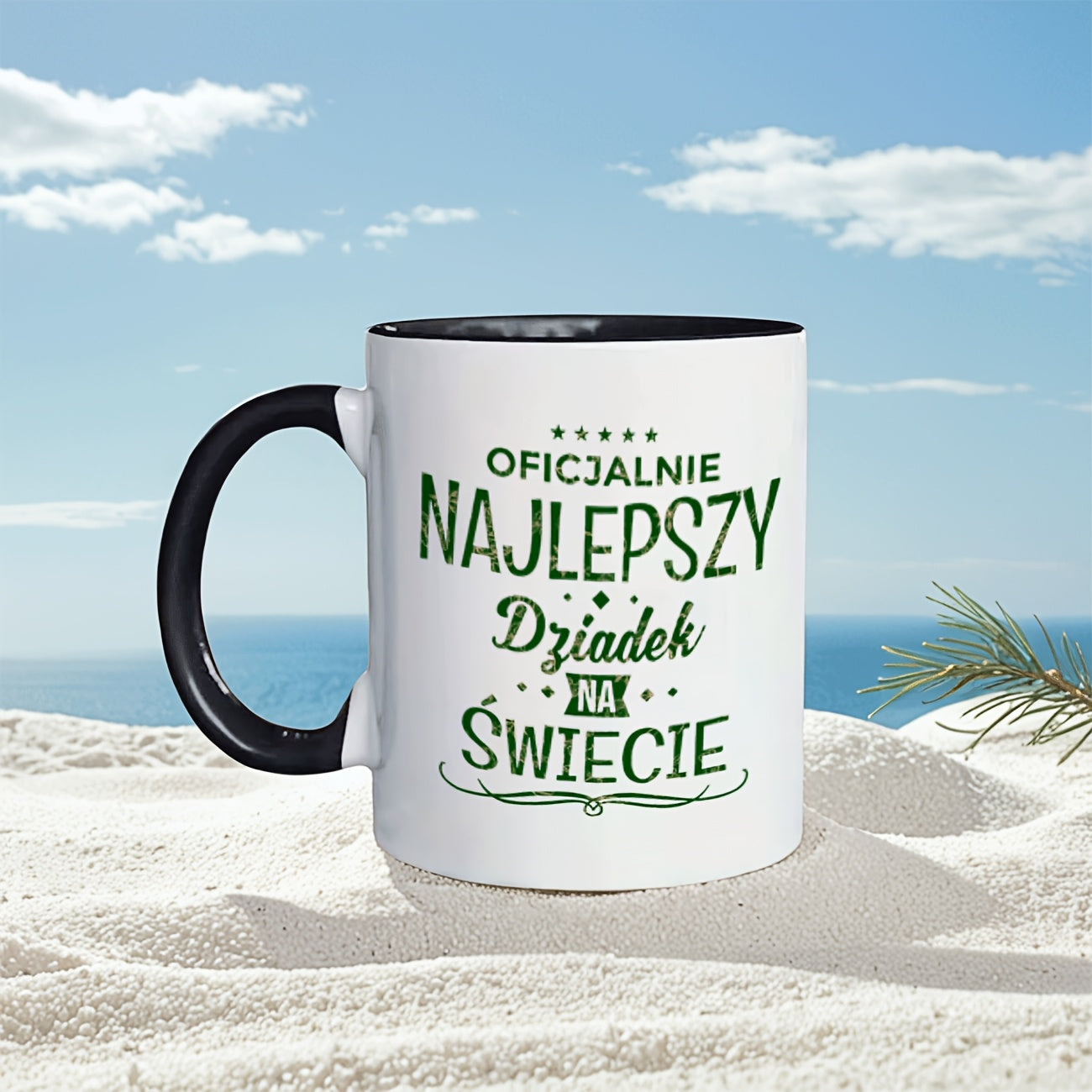 Tailorly Black Accent 11 oz Mug - humorous art mr golfs
