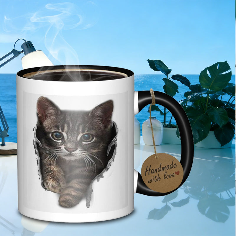 Tailorly Black Accent 11 oz Mug - portrait design