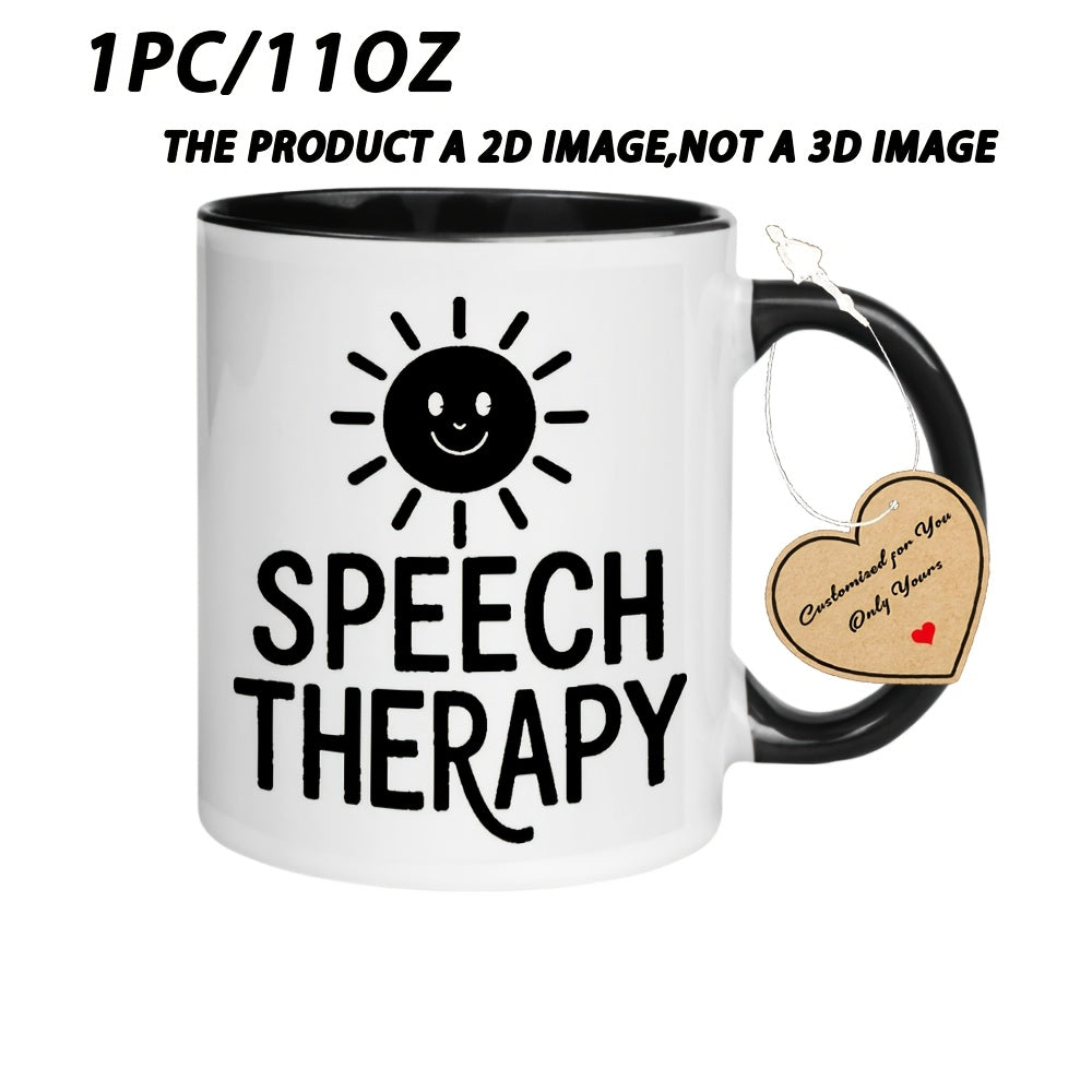 Tailorly Black Accent 11 oz Mug - Sun with rim
