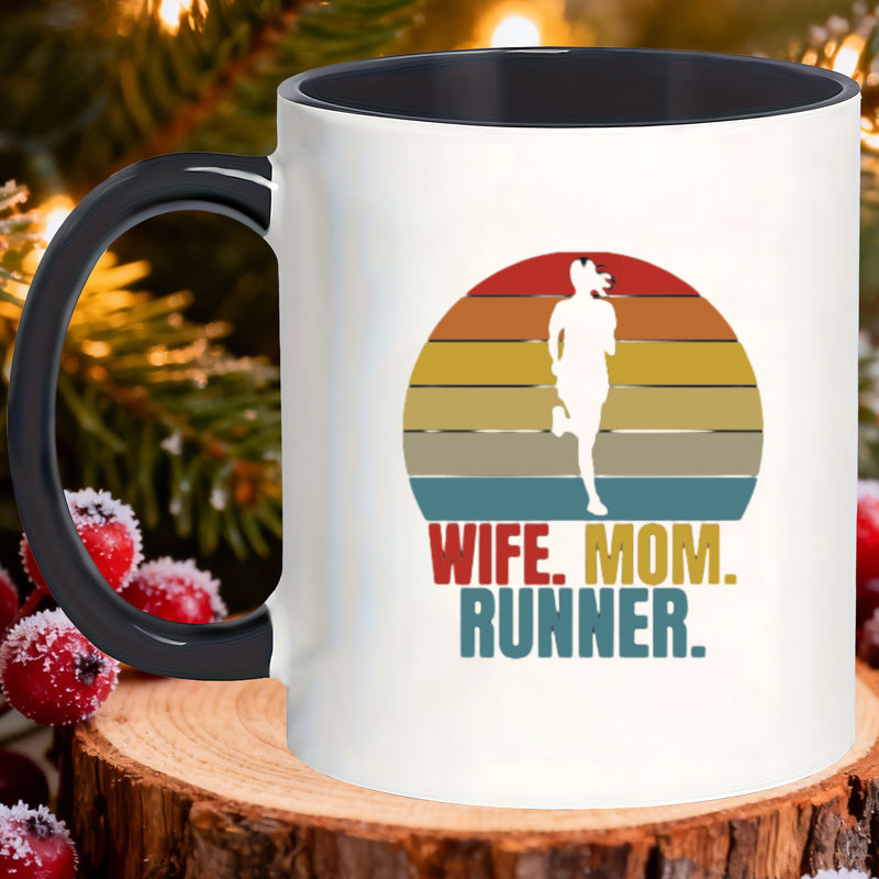 Tailorly Black Accent 11 oz Mug - drinkware wife mom runner printed mugs friends colleagues dad mom gifts_39ac3b61c8144f58952d7aa0d21dddd5