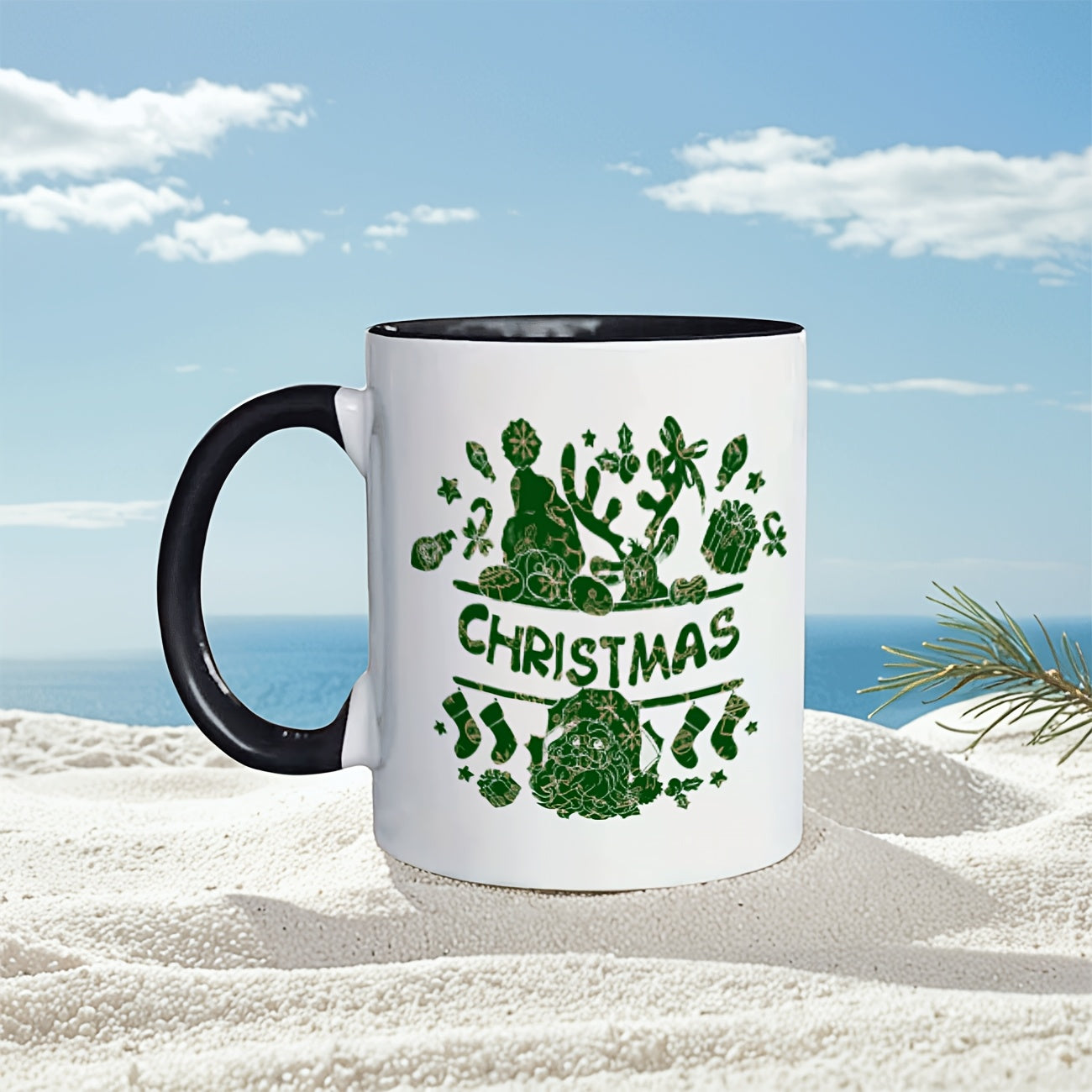 Tailorly Black Accent 11 oz Mug - humorous mr golfs