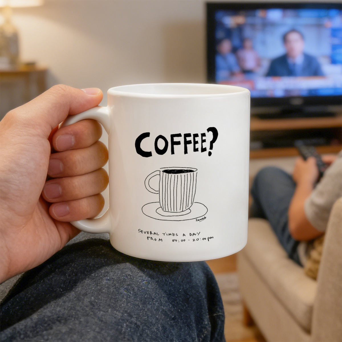 Tailorly White Ceramic 11 oz Mug - 11oz coffee easy design coffee mug art graphic cup for coffee enthusiasts anyone in need of a _f67898c663314281888fdd81925594b5