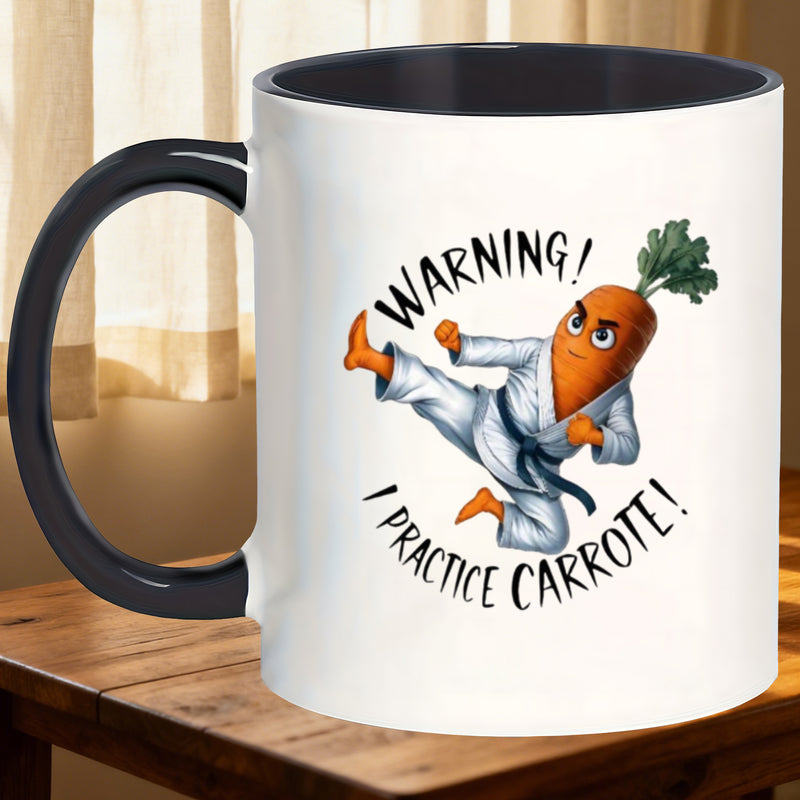 Tailorly Black Accent 11 oz Mug - reusable drinkware sturdy porcelain insulated office design mugs coffee mugs are perfect gifts for friends