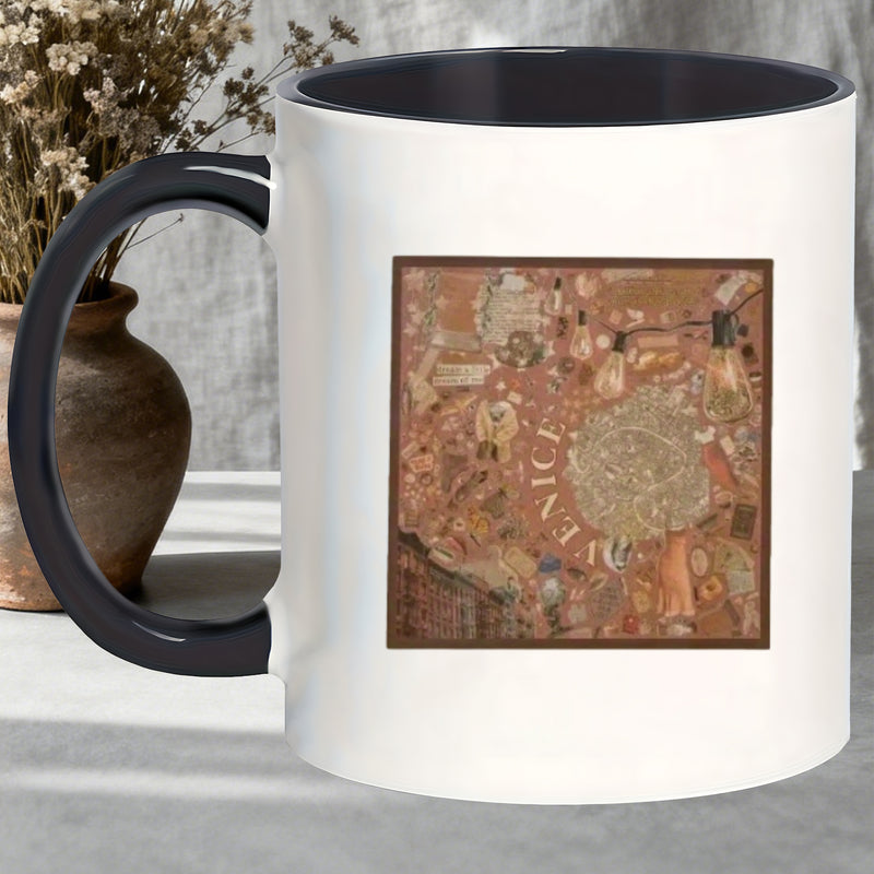 Tailorly Black Accent 11 oz Mug - versatile cold hot drink venice b mugs fits meeting breakfast smoothies bookstore tea_ca1a04f8edb84fb0a2de748a614b1785