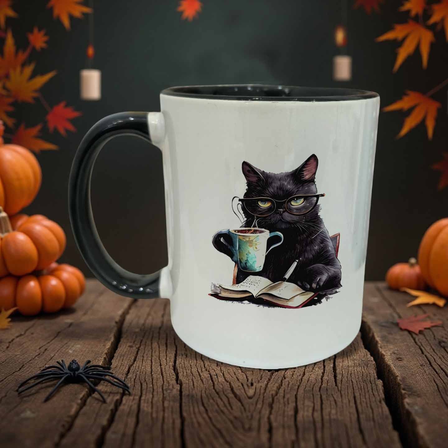 Tailorly Black Accent 11 oz Mug - bee