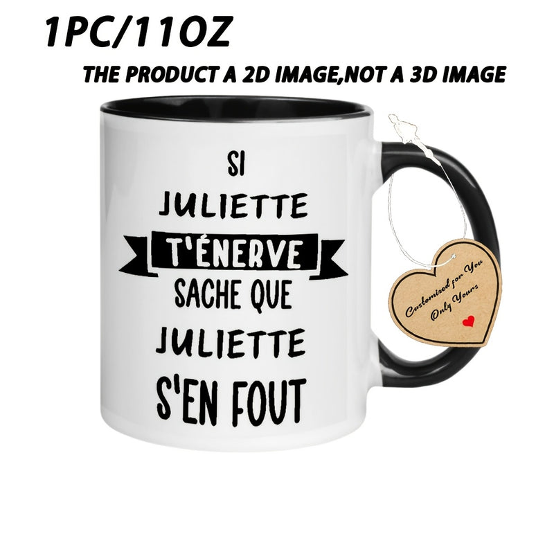 Tailorly Black Accent 11 oz Mug - Text Humorous