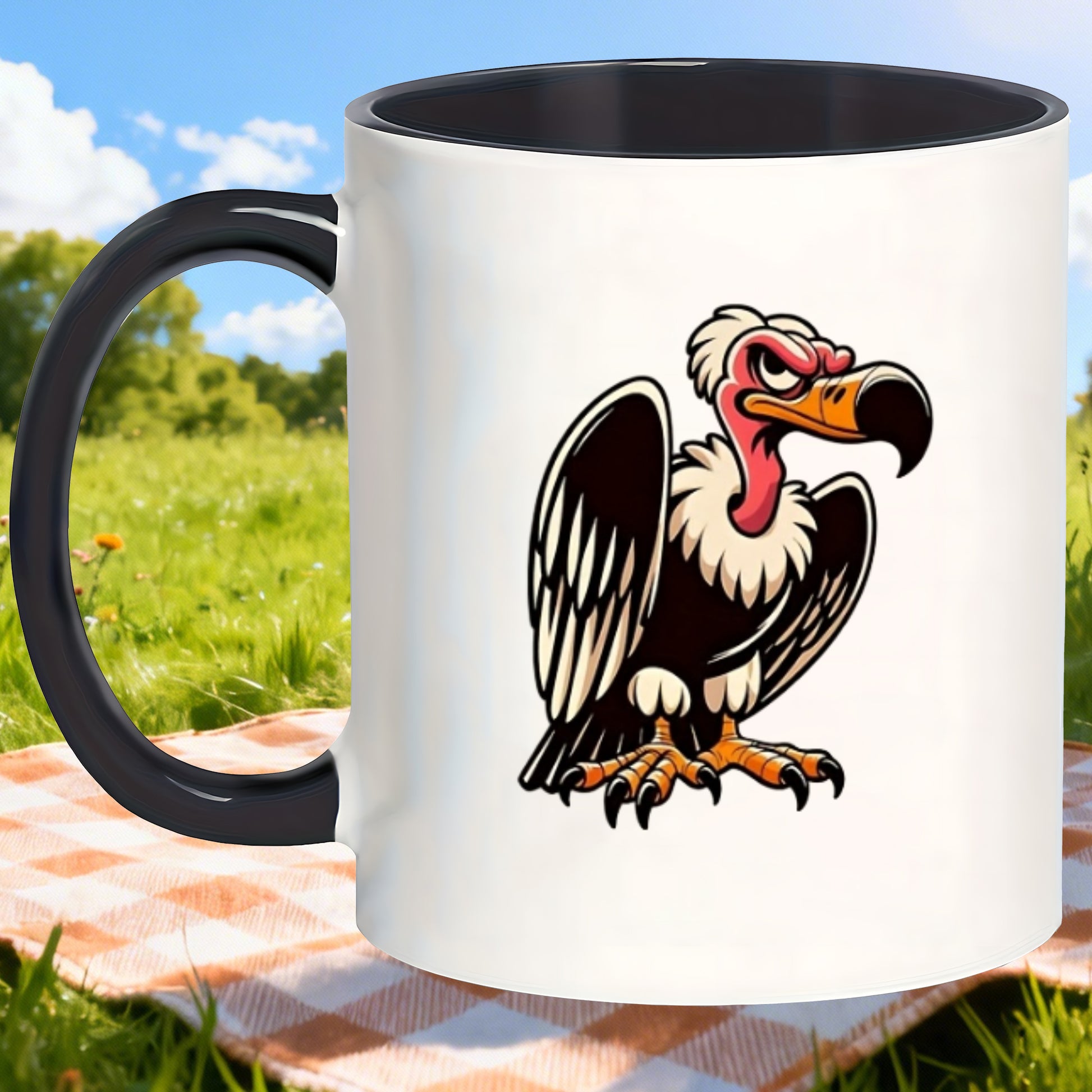 Tailorly Black Accent 11 oz Mug - creative teacher featuring colors that fading daily beverages at for home or the office and durable