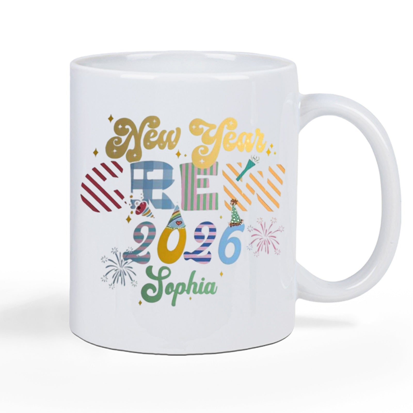 Tailorly White Ceramic 11 oz Mug - character face