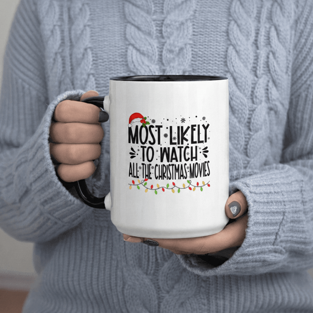 Tailorly Black Accent 11 oz Mug - Watch All The illustration