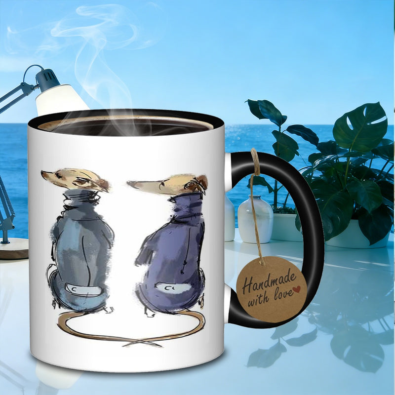 Tailorly Black Accent 11 oz Mug - in coats design
