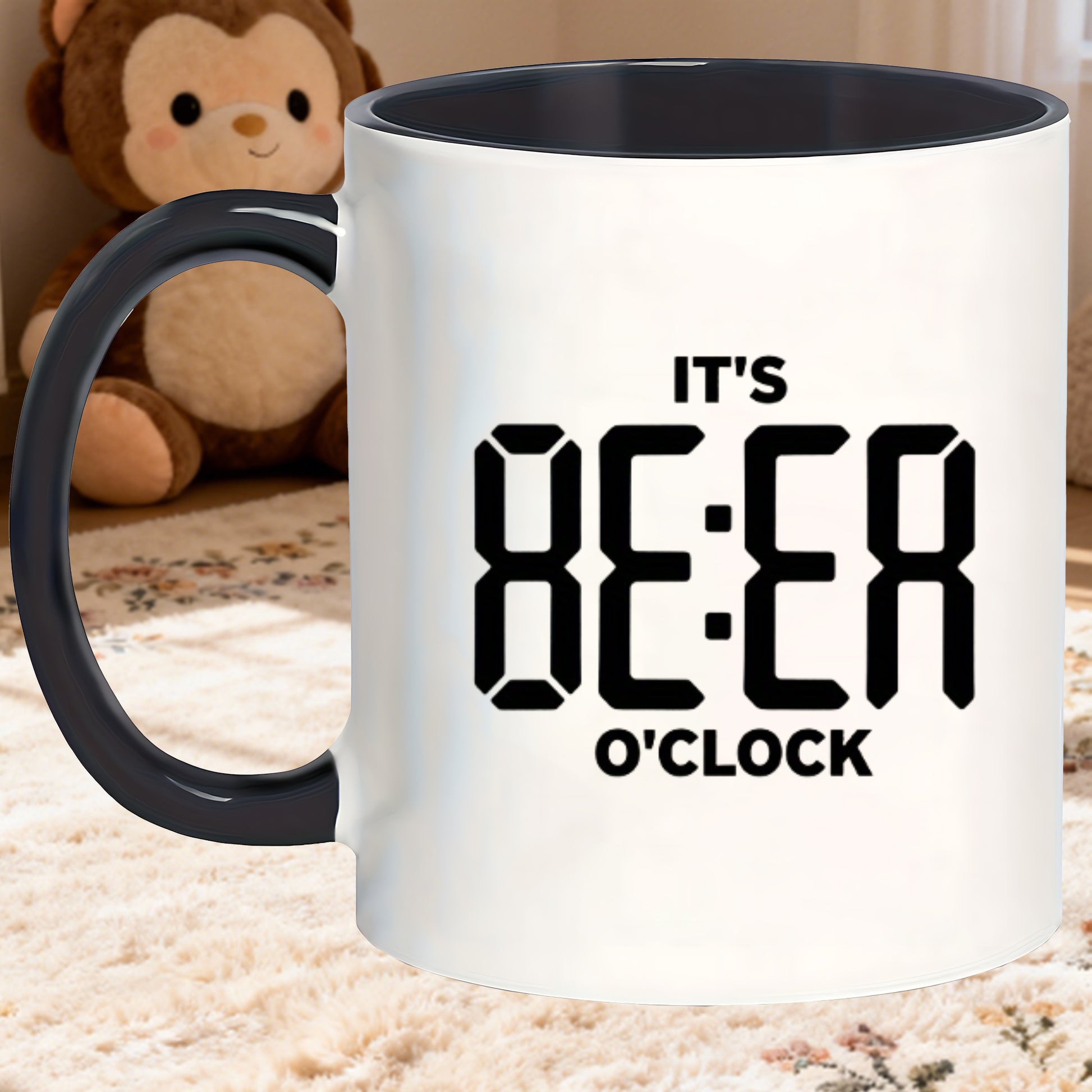 Tailorly Black Accent 11 oz Mug - humorous twist
