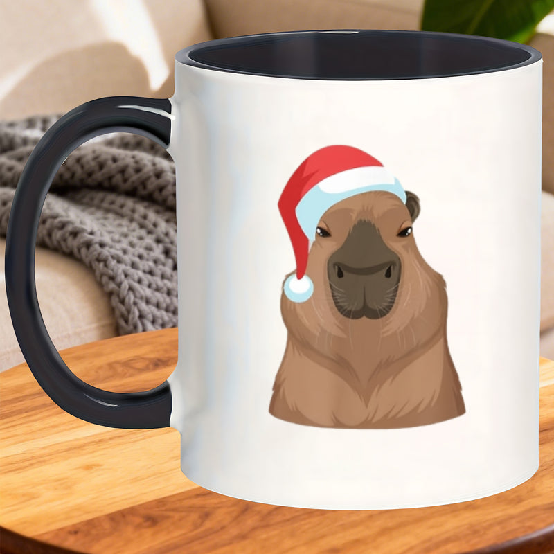 Tailorly Black Accent 11 oz Mug - face and patch