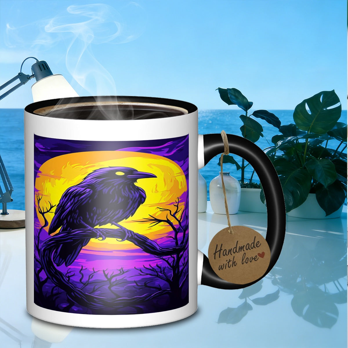 Tailorly Black Accent 11 oz Mug - under ceramic mug suitable for office reusable and break resistant ideal for gifting_46c2e495898442949cd5d09a7df53b7a