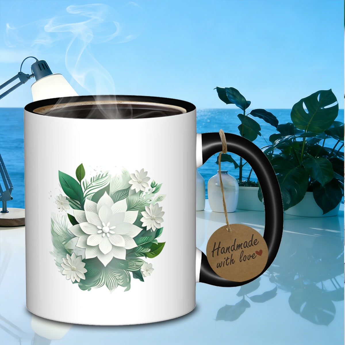 Tailorly Black Accent 11 oz Mug - arrangement