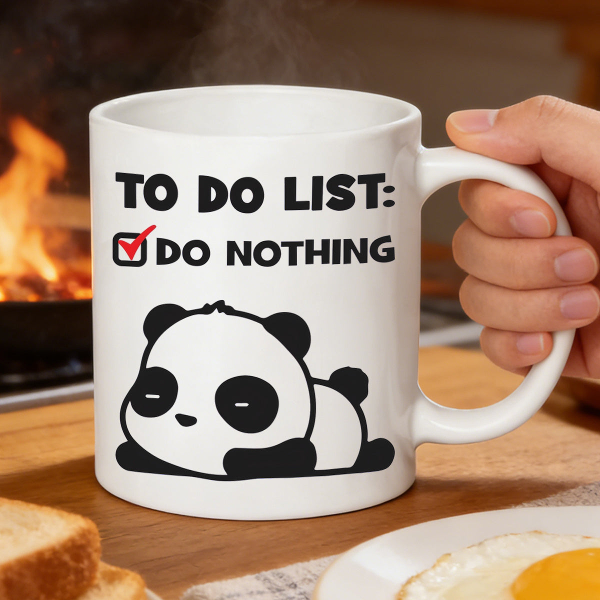 Tailorly White Ceramic 11 oz Mug - to do list