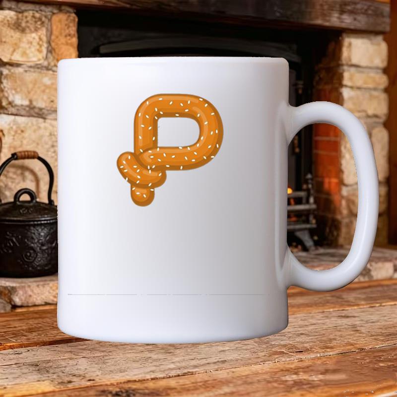 Tailorly White Ceramic 11 oz Mug - doodle design